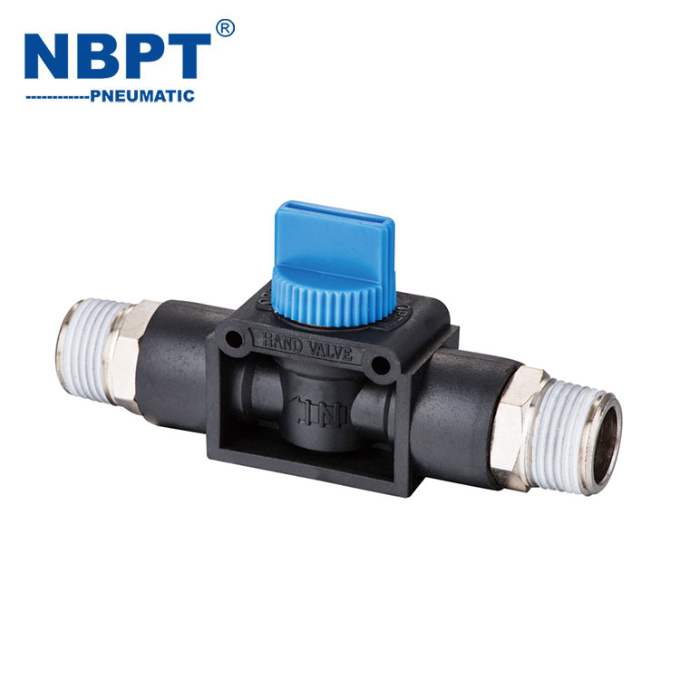 Pneumatic Fittings Straight Thread Hand Valves